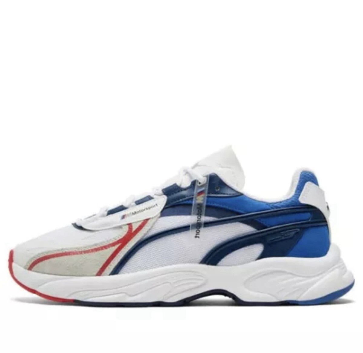 Puma‎ RS-X BMW Motorsport Shoes Mens Size 10 White Red Blue Running Sneakers Amazon.com | PUMA BMW M Motorsports RS-Fast Puma White  main image 3
