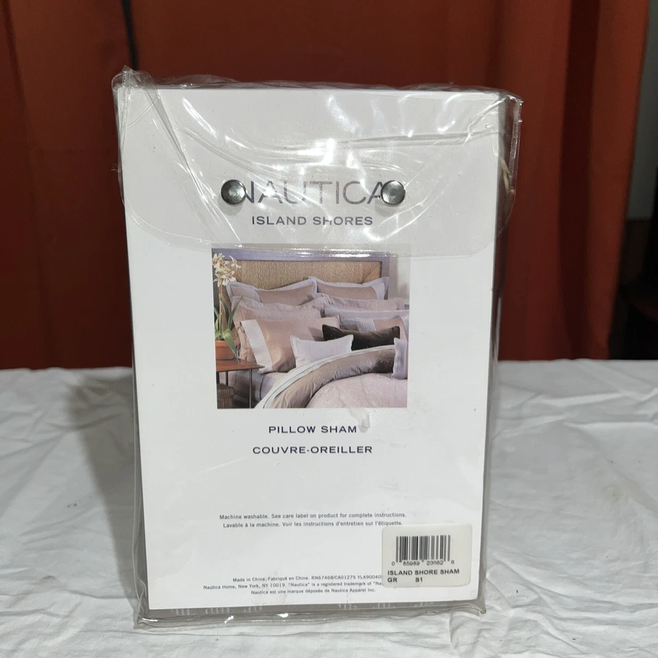Travesseiro Nautica Island Shores tamanho padrão - Novo -D - Imagem 2 de 4