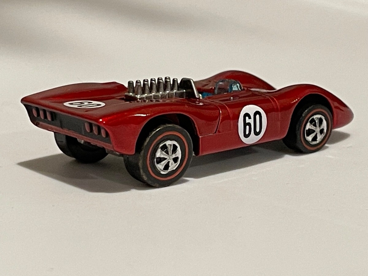 Vintage Hot Wheels Redline Ferrari 312P (WHITE INTERIOR