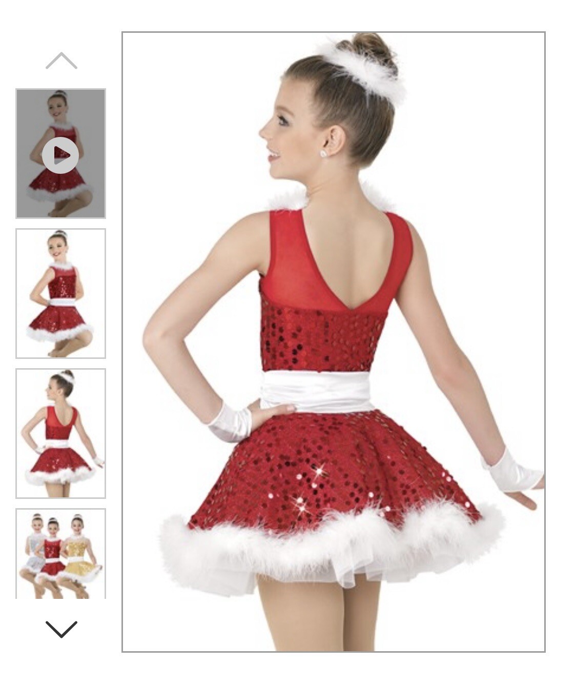 Weissman Dance Costume Adult M. Gold Version. All Pie… Gem