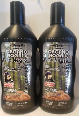 SHAMPOO ORGANO NOGAL & TE NEGRO 550ml( 2 Pack) 