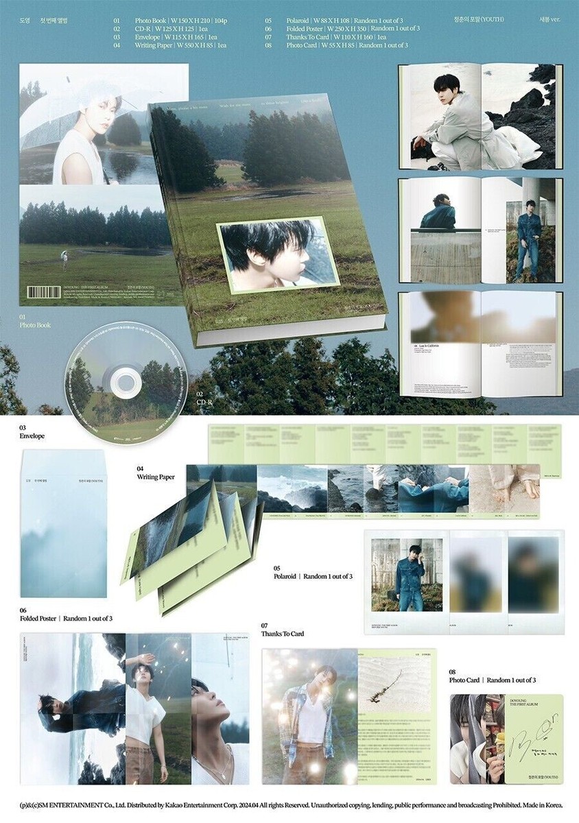 NCT DOYOUNG 청춘의 포말/YOUTH 1st Album 새봄/SAEBOM Ver/CD+Foto