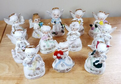 VTG Napco / Lefton / Josef Originals Angels Bday CHOICE Spaghetti EUC & VGUC