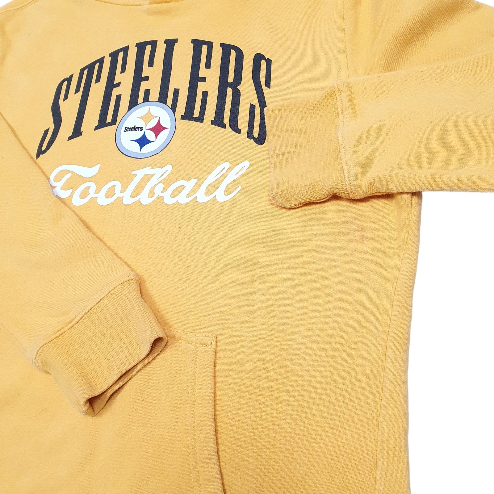 NFL Hoodie Pittsburgh Steelers American Football Jumper Sweatshirt Womens L image 4