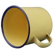 350ml Enamel Mug Coffee Milk Cup Vintage Style Camping Hot/Cold Drinking New