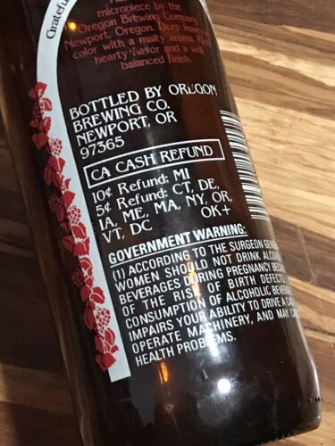 Rogue Dead Guy Ale Empty Beer Bottle & Cap - Vintage 1996 Newport OR Brewery - Picture 4 of 18