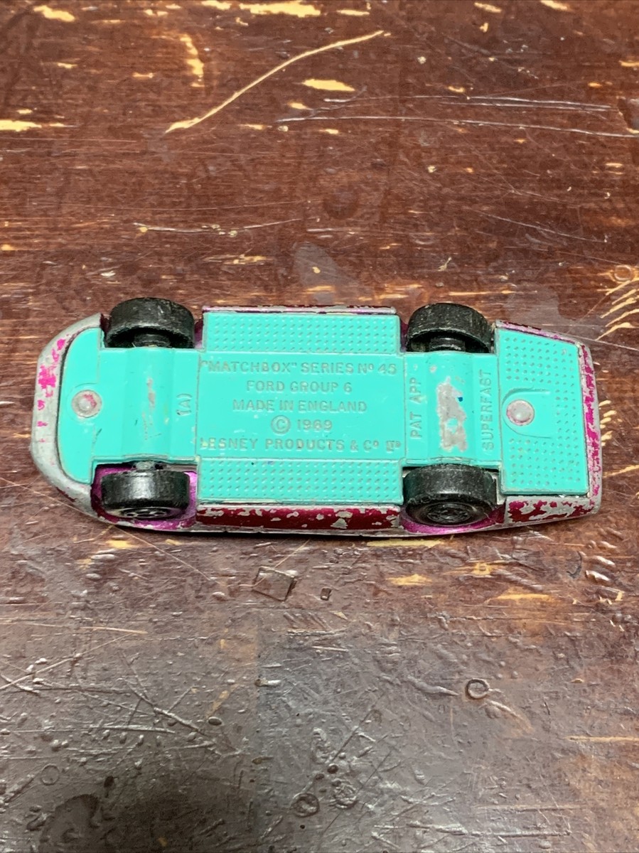 イギリスSuperfast製　45番　FORD GROUP 6 Ford Group 6 Series Matchbox Super-Fast No.45 Car | eBay