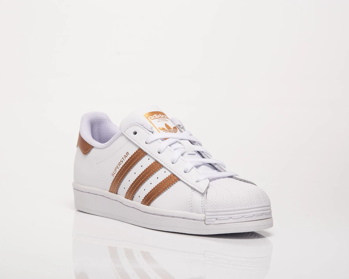 Adidas Originals Wmns Superstar Femme Chaussures Blanc Cuivre