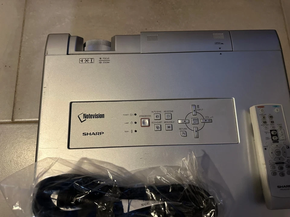 Sharp PG-D45X3D 4500 Lumens DLP 3D Ready Projector with Remote - Image 3 of 4