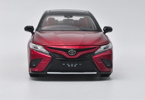 Toyota Camry 2018 deportivo octava generación rojo modelo de automóvil diecast escala 1/18 - Imagen 3 de 7