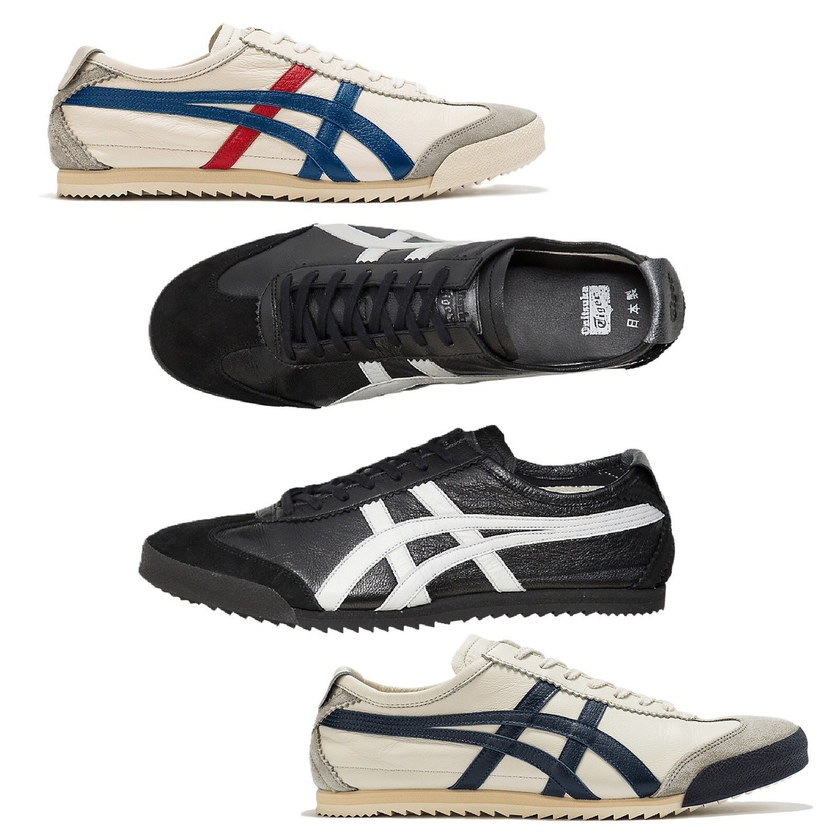 【onitsuka tiger】MEXICO 66 DELUXE Onitsuka Tiger MEXICO 66 DELUXE NIPPON MADE 1181A435 BLACK