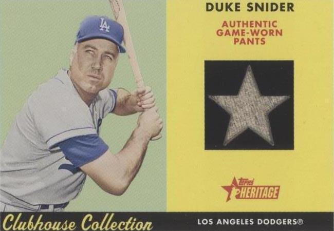 2007 Topps Heritage - Duke Snider #CC DS - 1 of 1