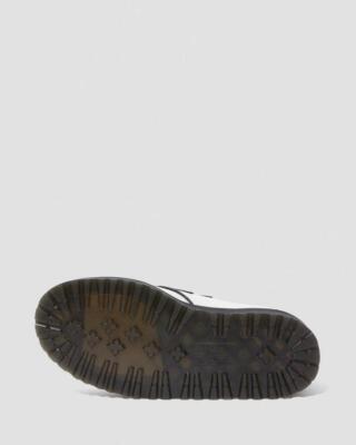 DR MARTENS SIDNEY CREEPER QUAD PLATFORM IN WHITE / BLACK SIZE UK 3