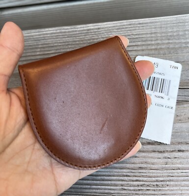 小物 OLD COACH Vintage Leather Coin Case New, 90s Vintage Coach international leather coin case, British
