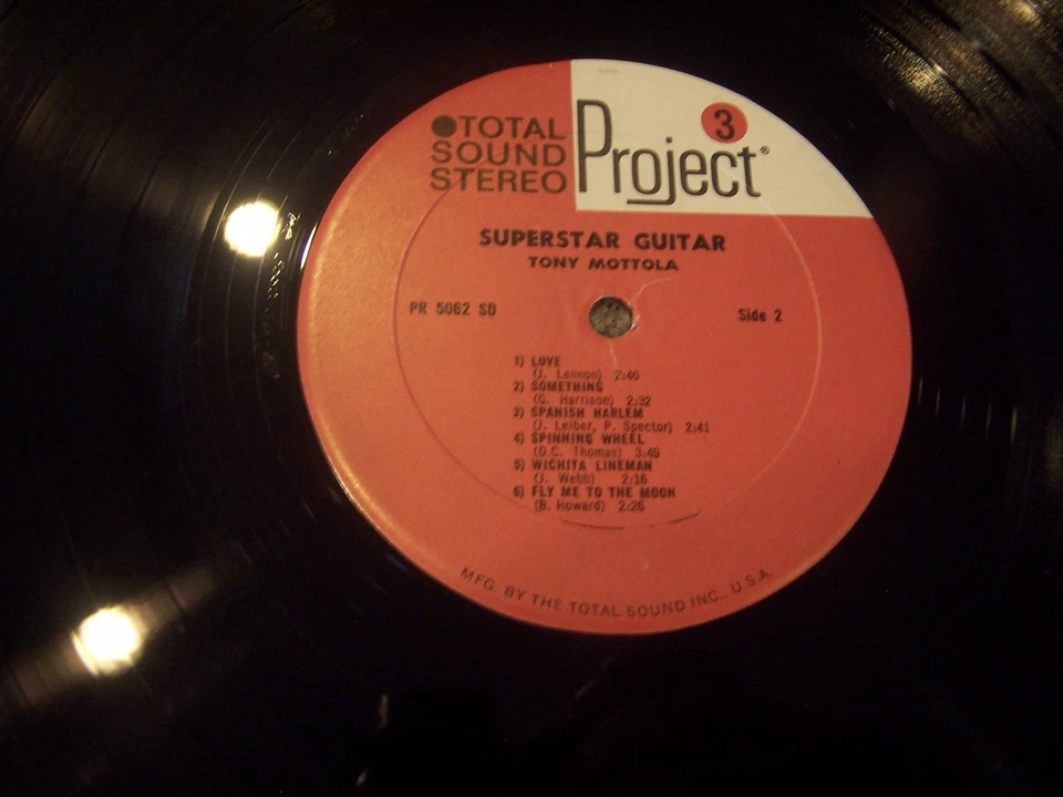 Tony Mottola "Superstar Guitar" PROJECT 3 LP SHRINK. Foto 4 de 4