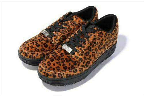A BATHING APE BAPE MEN'S LEOPARD BAPE STA LOW US10 New From A BATHING APE BAPE MEN'S LEOPARD BAPE STA LOW US10 New From