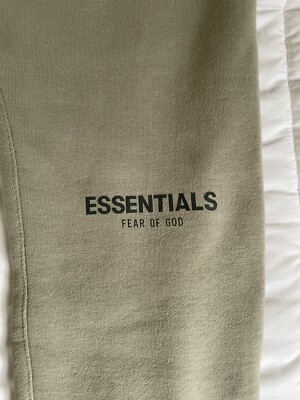 Fear of God Essentials Sweatpants Pistachio Size L FS21 | eBay