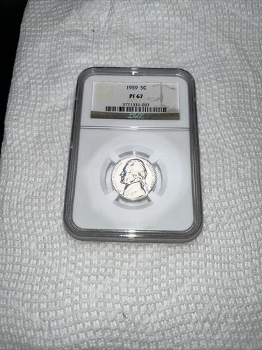 1959 Jefferson Nickel PF67 NGC Certified