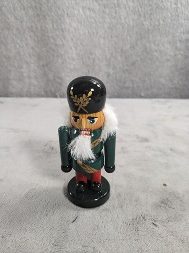 Wooden Nutcracker Soldier Christmas Holiday 4” Tall