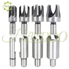 8Pcs Drill Bit Set Wood Plug Hole Cutter Dowel Maker Cutting Shank Carbon Steel