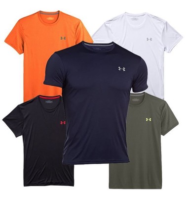under armour men's ua heatgear flyweight crew undershirt