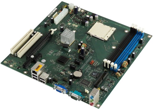 Fujitsu D2461-A12 GS2 Socket AM2 4x DDR2 PCIe 2x PCI, 3x SATA BTX Esprimo P5615 - 第 1/2 張圖片