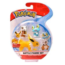 3 Figure Set Poke Battle Set Jolteon Cubone Froakie Action Figures Figurine