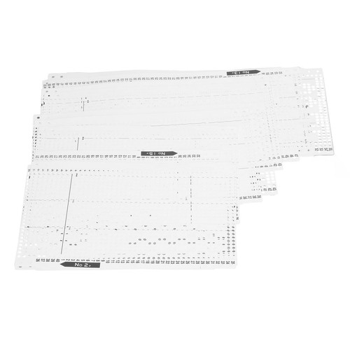 15Pcs Knitting Machine Punch Card Knitting Flower Card For KH868 KH860 KH8 YEK - Picture 3 of 22