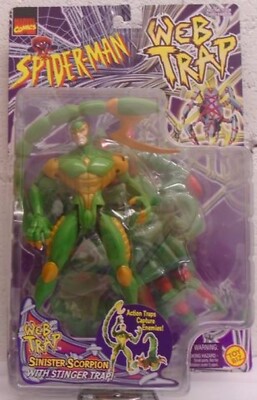 Spider-Man Animated Series Sinister Scorpion Stinger Trap Toybiz 1997 SEALED