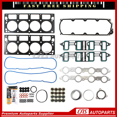 6.0L GM Head Gasket Kit Head Gasket & Bolt Set For 2007-2011 GM 6.0L/6.2L V8 Engines (VIN K, G - 2nd Design) 07-11 Chevrolet GMC Cadillac Head Gasket - Foto 4