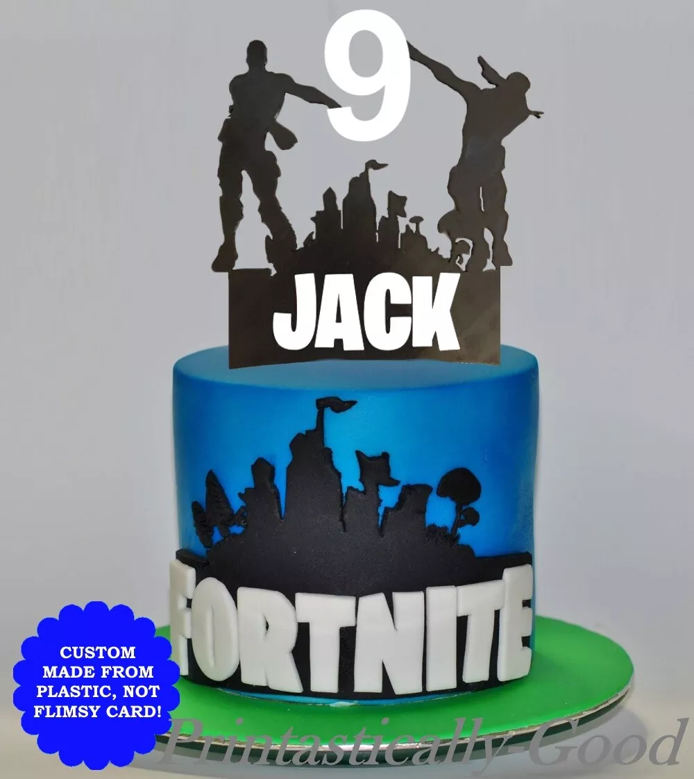 Fortnite Birthday Cake Season 9 Topper - PimpYourWorld