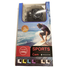 Action Camera, 12MP 1080P 2 Inch LCD Screen, Waterproof Sports Cam 120 Degree...