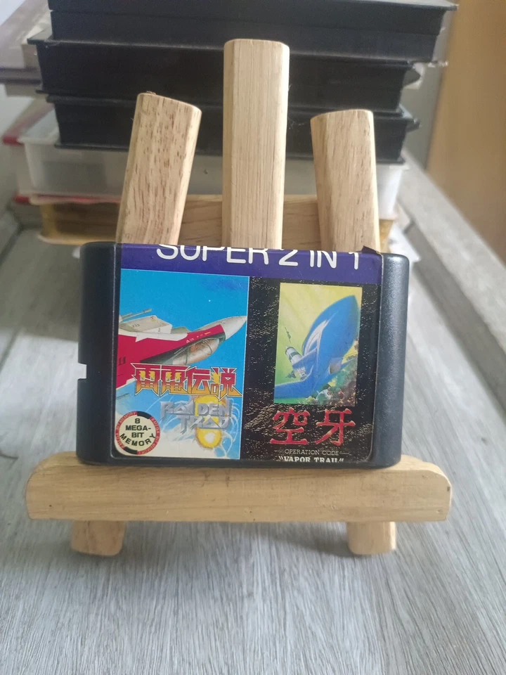 Vintage 8 Bit Game Cartridge - Vapor Trail & Raiden Trad 2 In 1 - Image 2 of 4