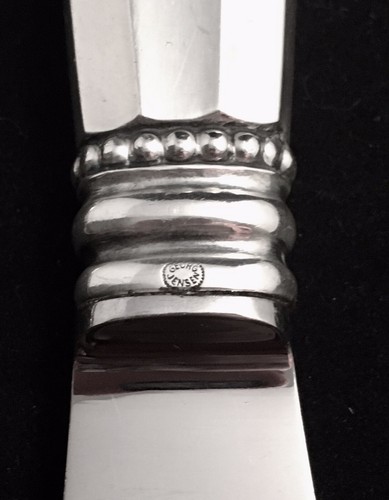Juego de tallas de 3 piezas Georg Jensen bellota de ley acero inoxidable década de 1930 - Imagen 4 de 5