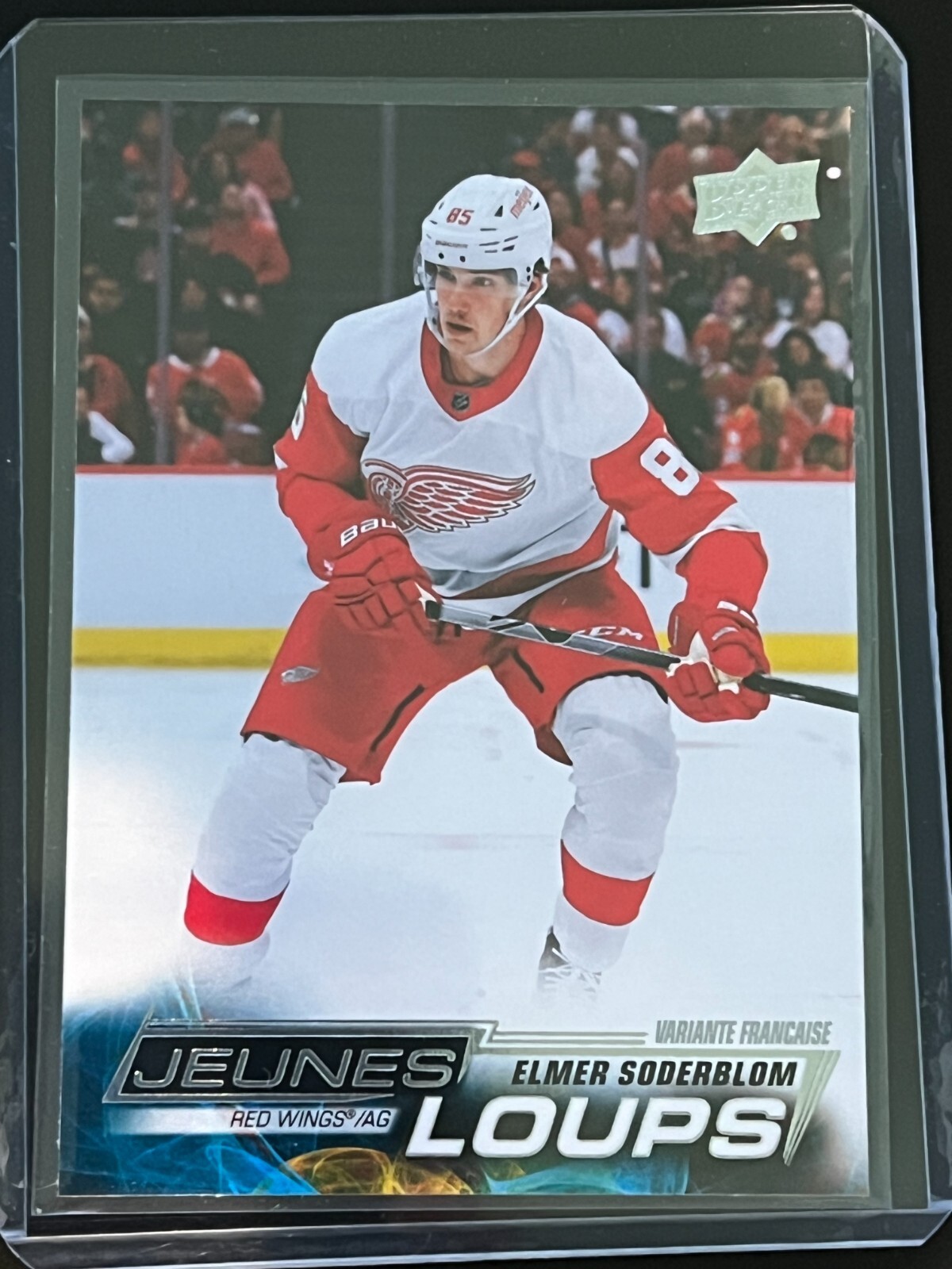 Elmer Soderblom  2022-23 UD Series 2 Base Young Guns FRENCH #489  [M065]