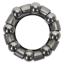 SMALL ONE PIECE BICYCLE CRANK BALL BEARING RETAINER 5/16" X 8 Ball