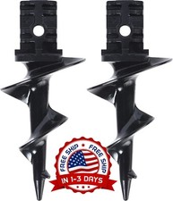 Barrena de muelle para tubo de PVC Anclaje de banco de arena 2 piezas US NUEVO