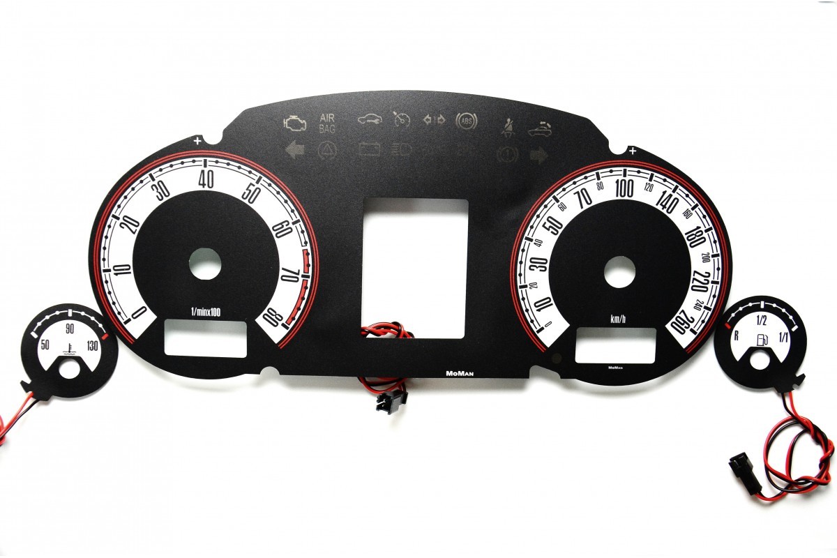 Audi A4 (B6&B7) glow gauges glow gauge plasma dials tachoscheibe glow