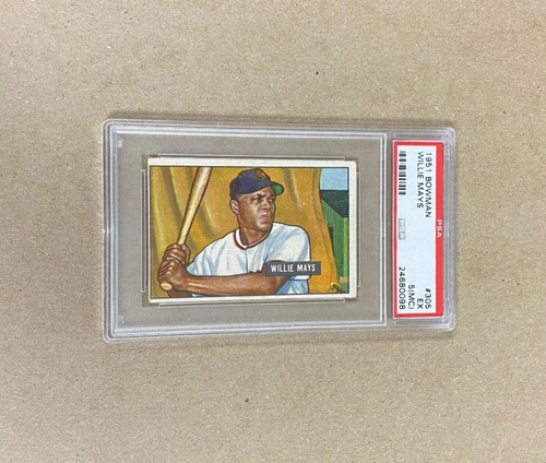 1951 Bowman #305 Willie Mays RC Giants Hof'er PSA 5 MC $8,399.99