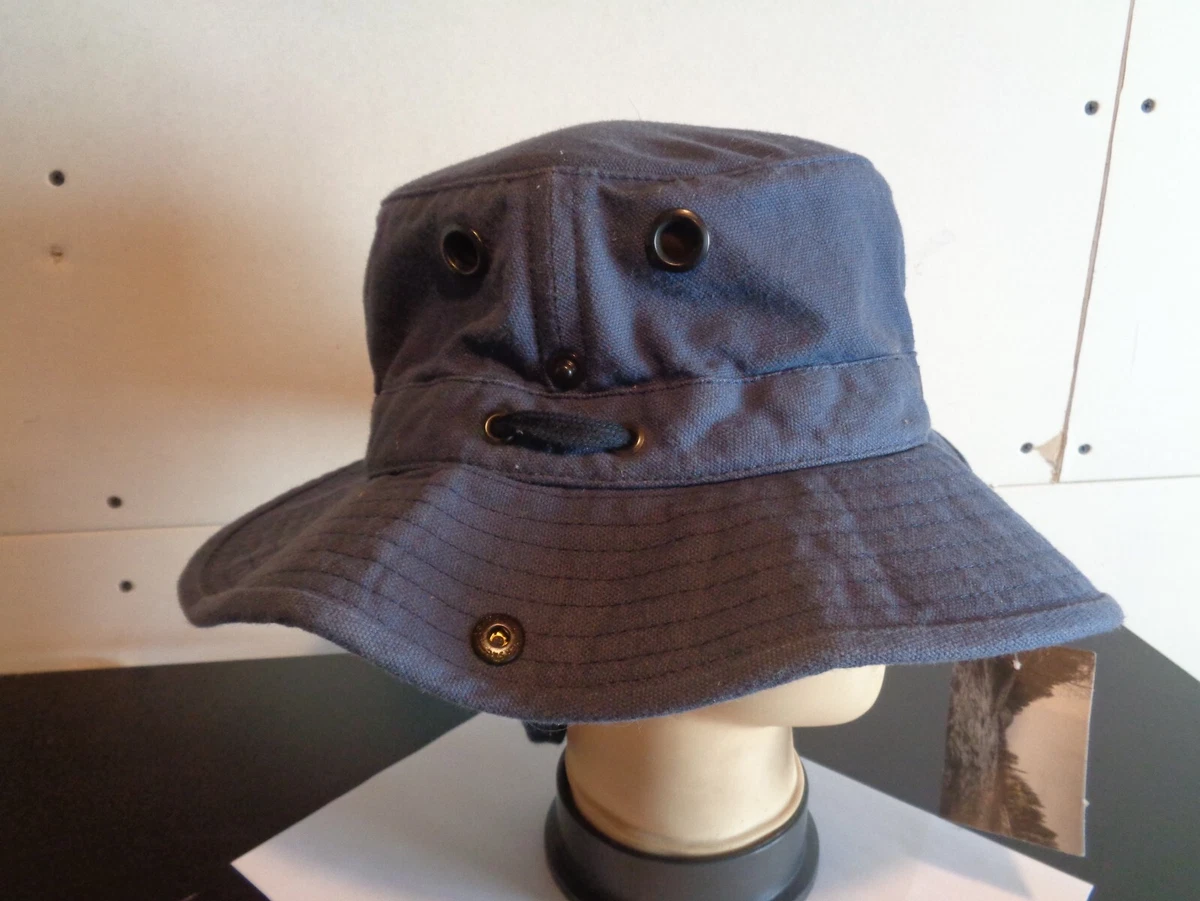 Tilley T3 Wanderer Snap-Up Cotton Duck Hat Navy 7 5/8