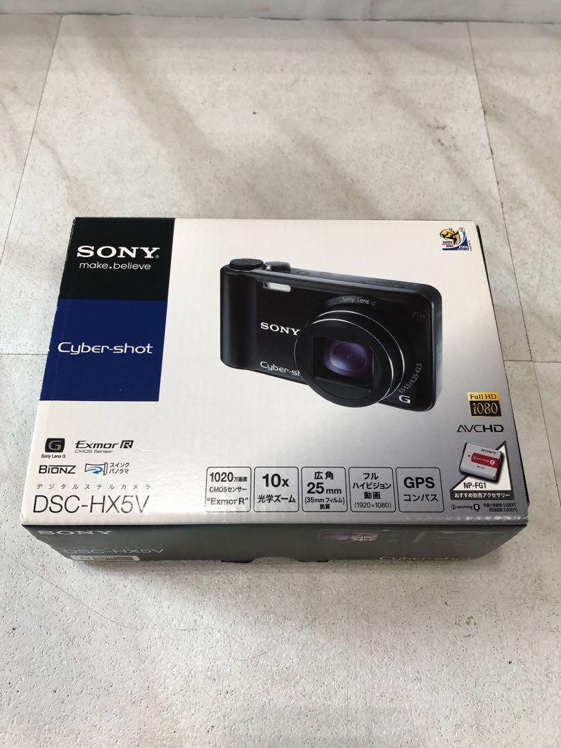 SONY Cyber-shot DSC-HX5V Compact Digital Camera Gold w.Box [tested