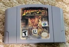 Indiana Jones and the Infernal Machine N64 Cartridge PROPERTY OF BLOCKBUSTER