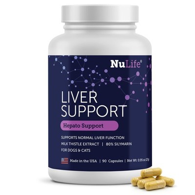 Liver Support for Dogs and Cats - Milk Thistle & Vitamin B Complex - 90ct