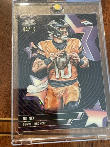 2025 Topps Cosmic Chrome Bo Nix Base (RAW)