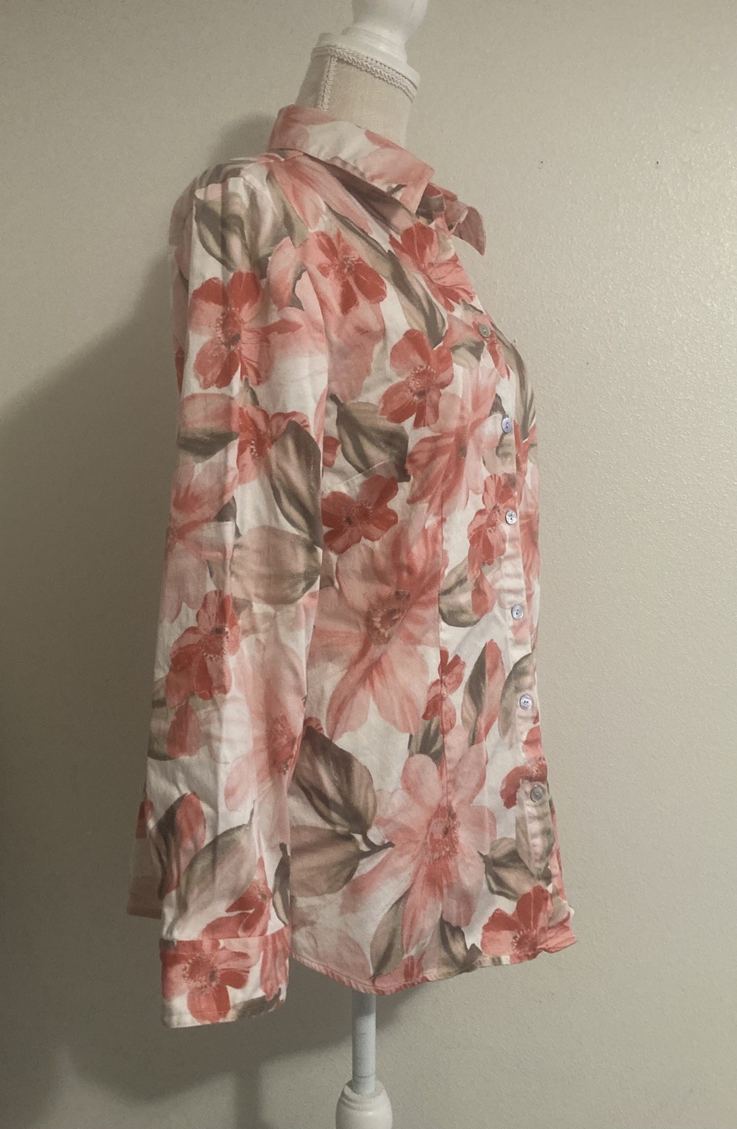 Chicos - Womens Button Down Collared Long Sleeve … - image 4