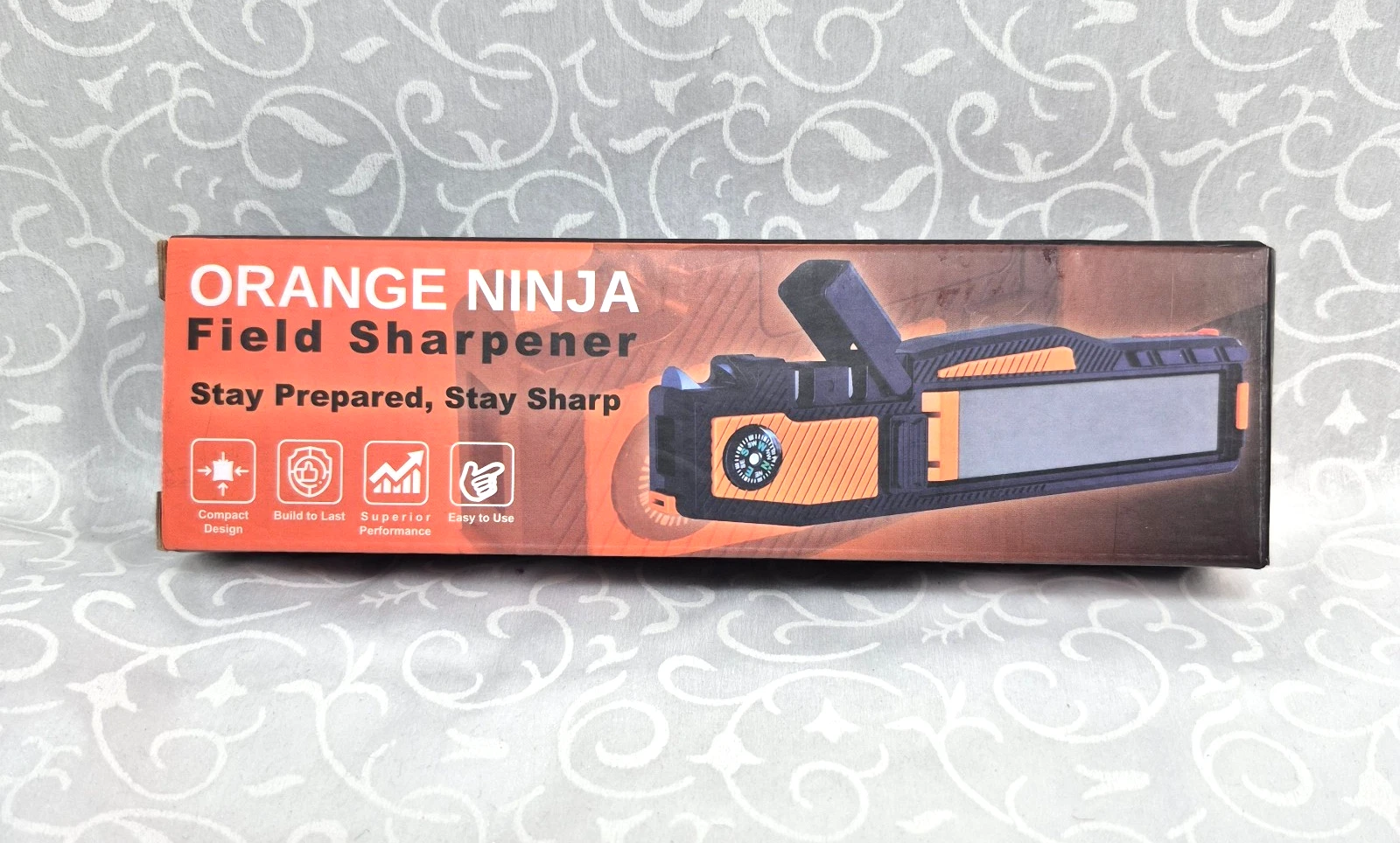 Orange Ninja Field Compact Knife And Tool Sharpener 7-in-1