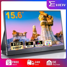 Monitor Portatile 2000:1 15,6 Pollici Portatile Mobile Schermo IPS FHD 1920x1080