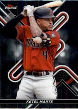 2022 Topps Finest Baseball Card #29 Ketel Marte