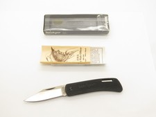 Vintage Kershaw Oregon USA 3000 DWO Japan Black Handle Folding Pocket Knife