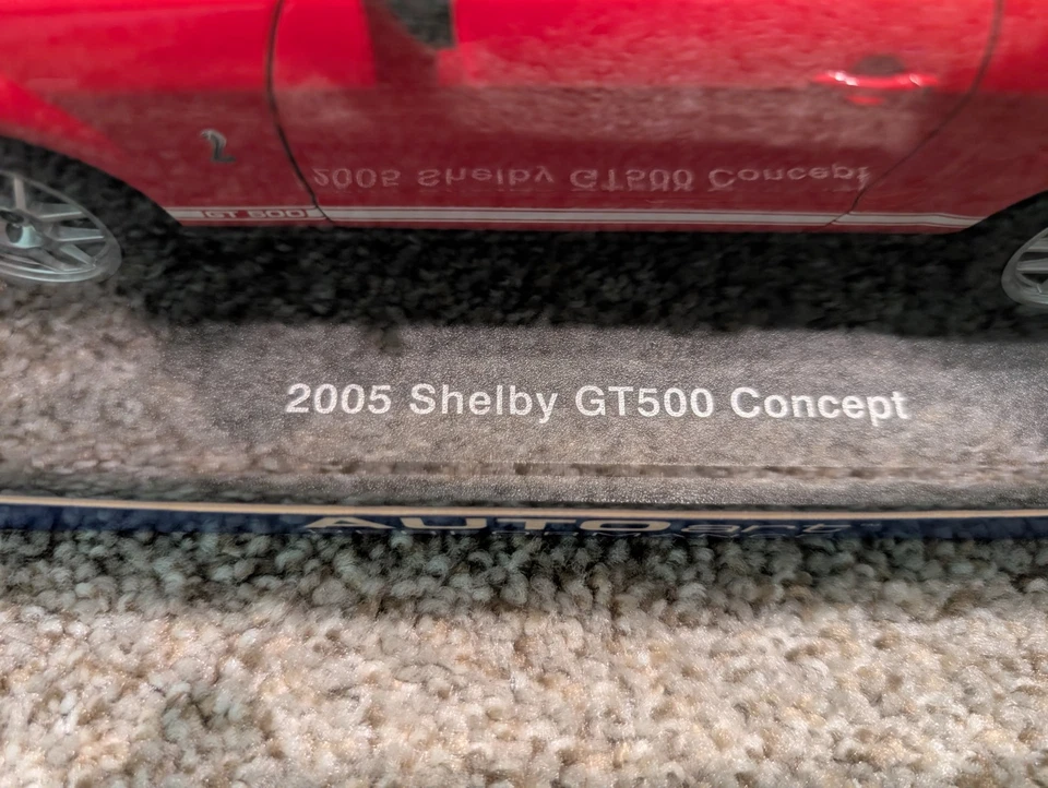 AutoArt 2005 Shelby GT500 Concept 1:18 scale, 1 Of 3000 Special Edition Ford Red - Image 3 of 4